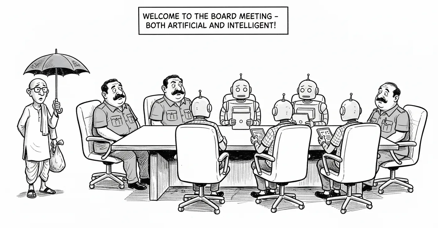 Welcome to the board meeting - both artificial and intelligent!