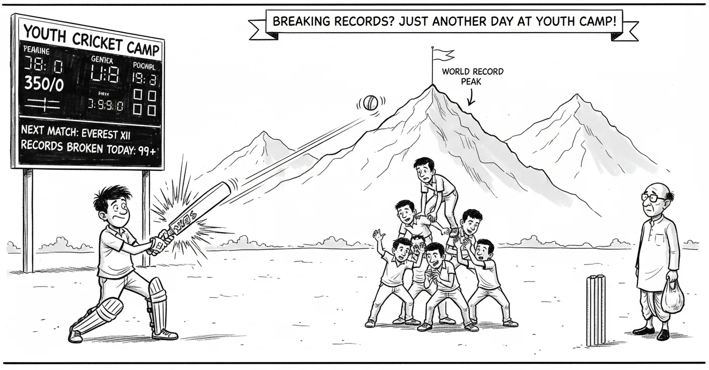 Breaking records? Just another day at youth camp!