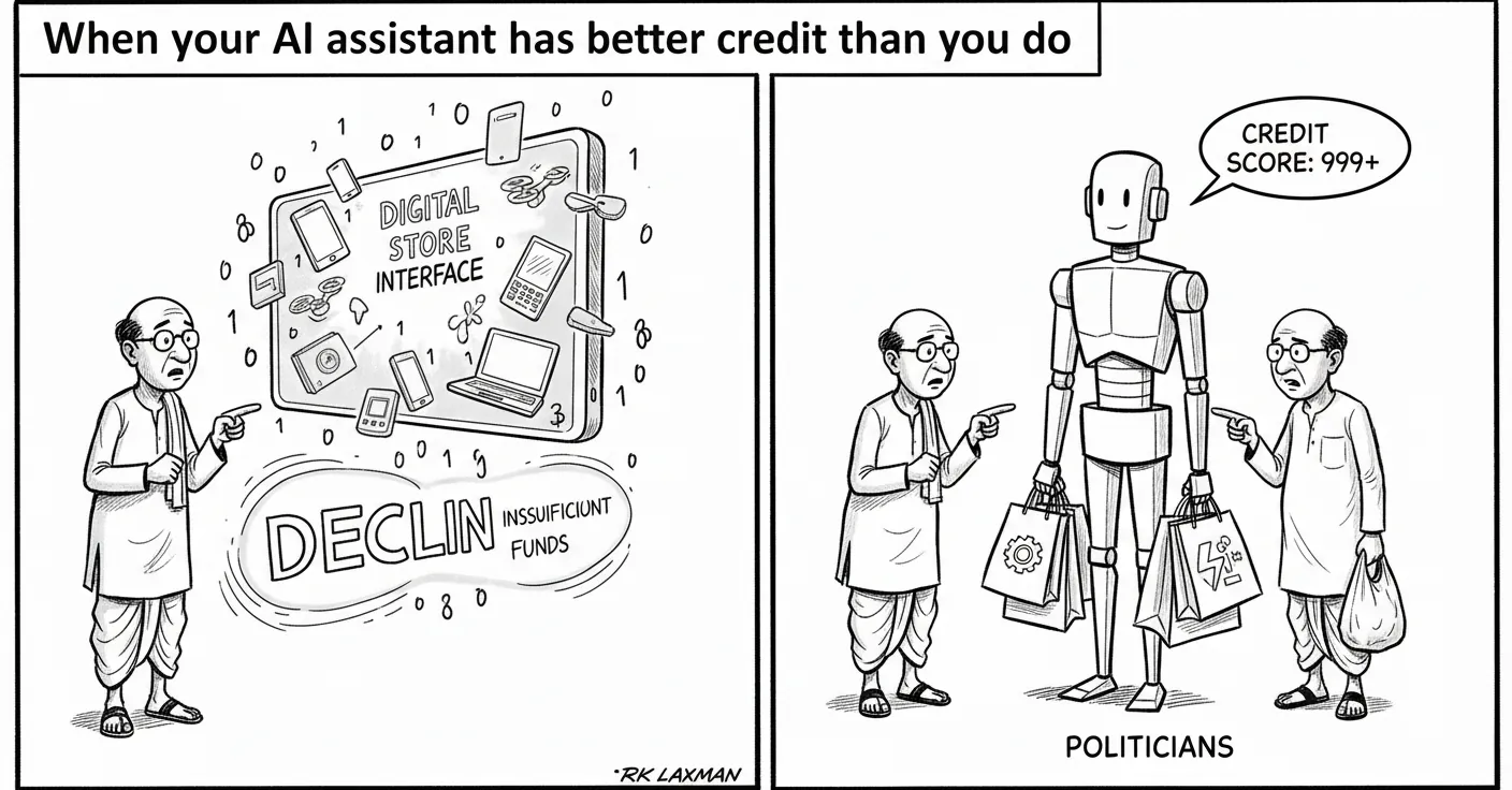 When your AI assistant has better credit than you do