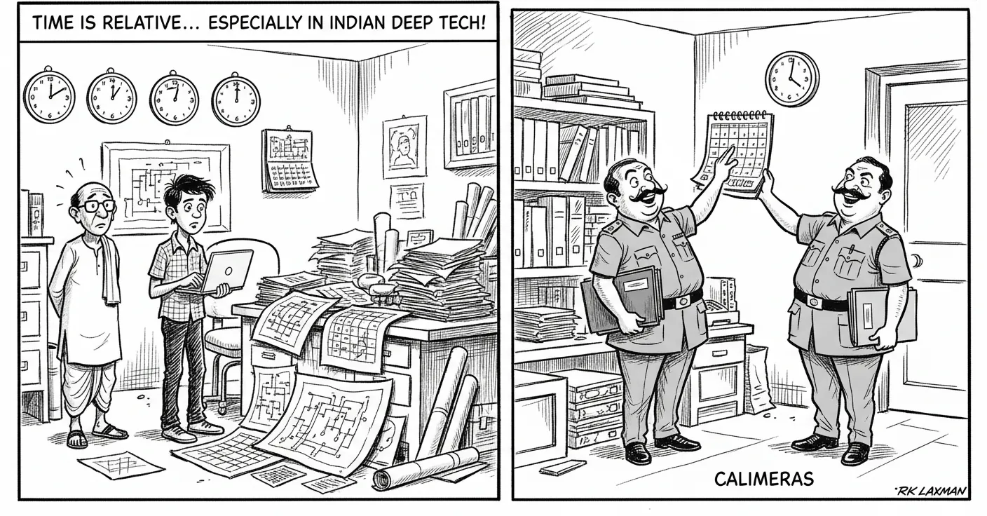 Time is relative... especially in Indian deep tech!