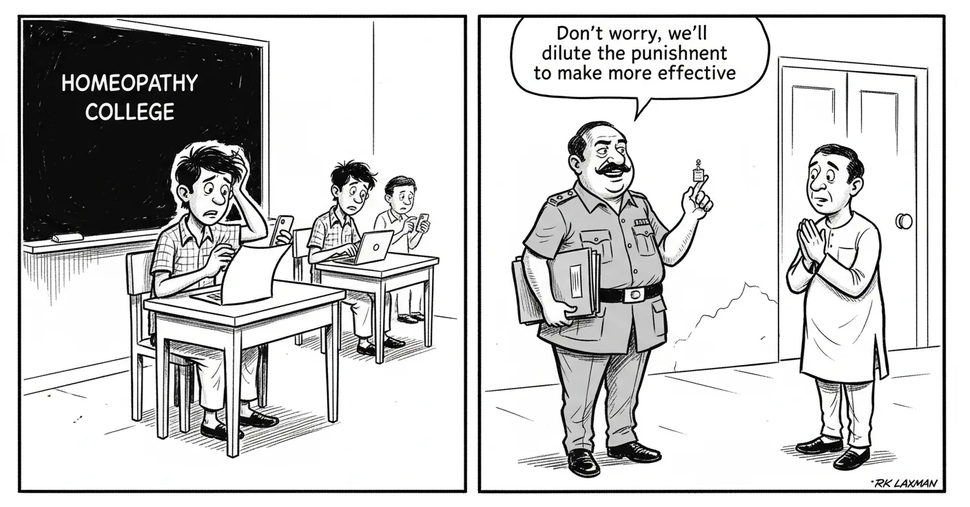 Don't worry, we'll dilute the punishment to make it more effective