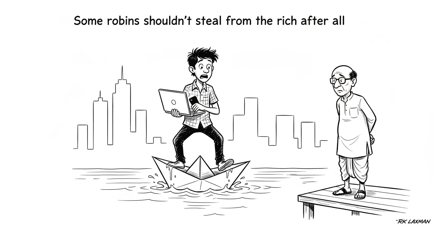 Some robins shouldn't steal from the rich after all